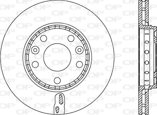 Open Parts BDA2548.20 - Bremžu diski adetalas.lv