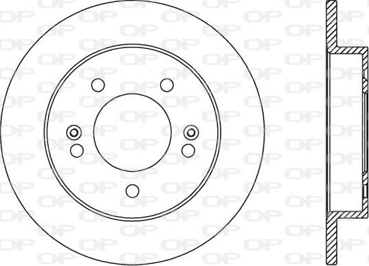 Open Parts BDA2569.10 - Bremžu diski adetalas.lv