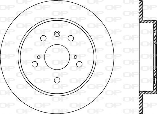 Open Parts BDA2566.10 - Bremžu diski adetalas.lv