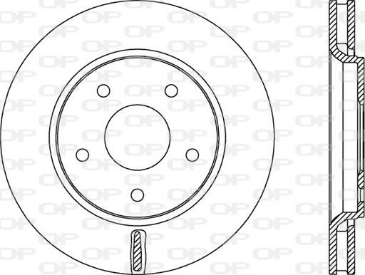 Open Parts BDA2534.20 - Bremžu diski adetalas.lv