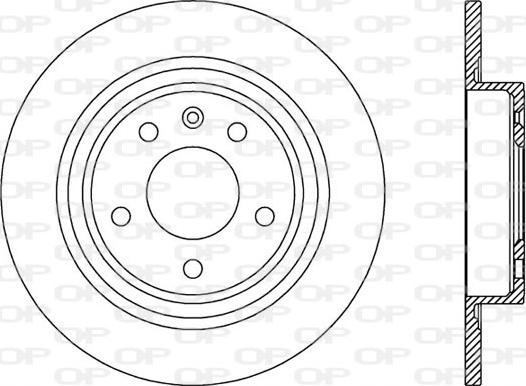 Open Parts BDA2538.10 - Bremžu diski adetalas.lv