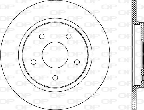 Open Parts BDA2533.10 - Bremžu diski adetalas.lv