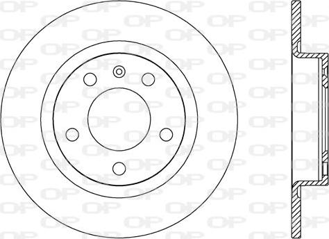 Open Parts BDA2649.10 - Bremžu diski adetalas.lv