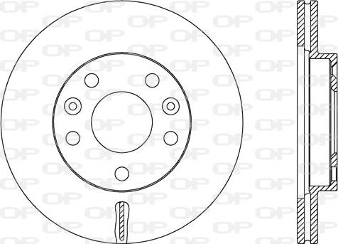 Open Parts BDA2656.20 - Bremžu diski adetalas.lv