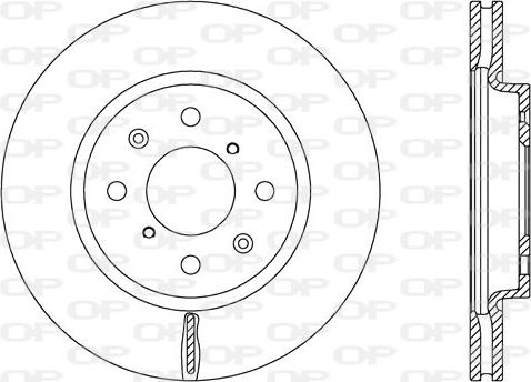 Open Parts BDA2658.20 - Bremžu diski adetalas.lv