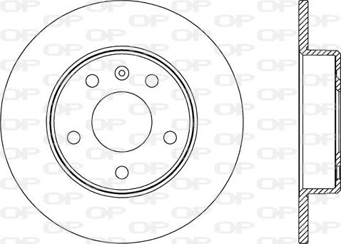 Open Parts BDA2667.10 - Bremžu diski adetalas.lv