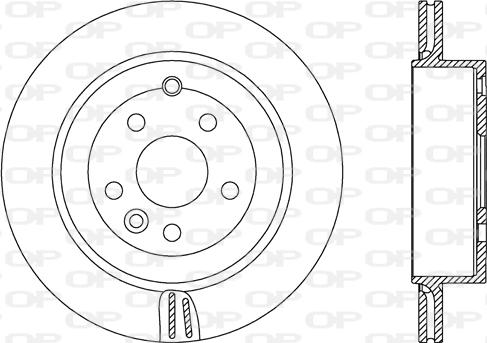 Open Parts BDA2672.20 - Bremžu diski adetalas.lv