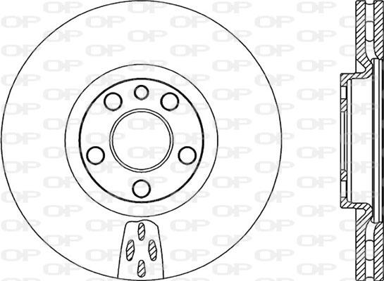 Open Parts BDA2052.20 - Bremžu diski adetalas.lv