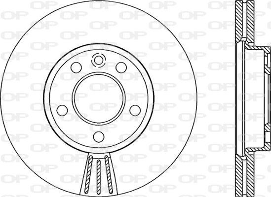 Open Parts BDR2063.20 - Bremžu diski adetalas.lv