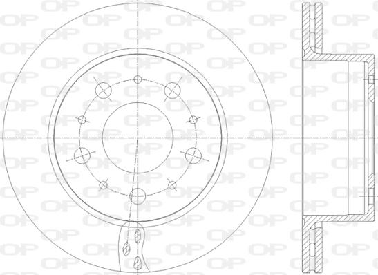 Open Parts BDA2818.20 - Bremžu diski adetalas.lv