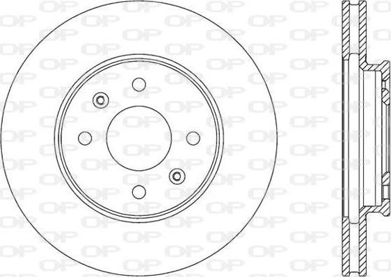 Open Parts BDA2830.20 - Bremžu diski adetalas.lv