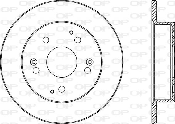 Open Parts BDA2342.10 - Bremžu diski adetalas.lv