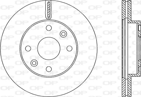 Open Parts BDA2359.20 - Bremžu diski adetalas.lv