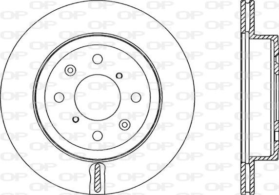 Open Parts BDA2353.20 - Bremžu diski adetalas.lv