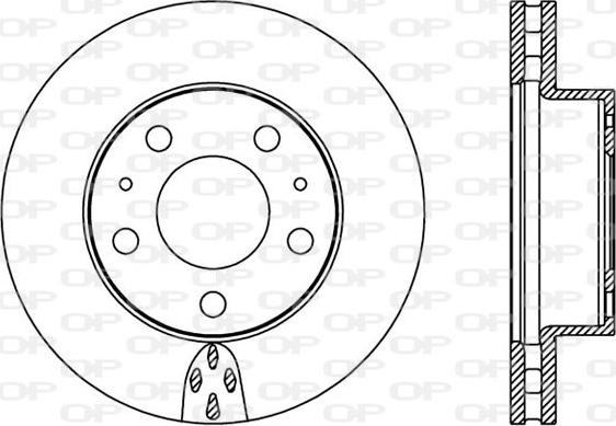 Open Parts BDA2366.20 - Bremžu diski adetalas.lv