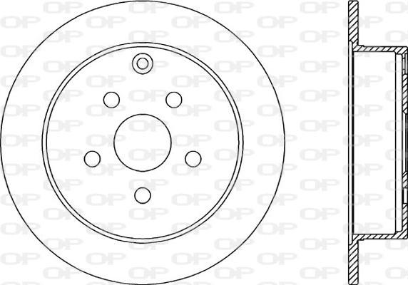 Open Parts BDA2314.10 - Bremžu diski adetalas.lv