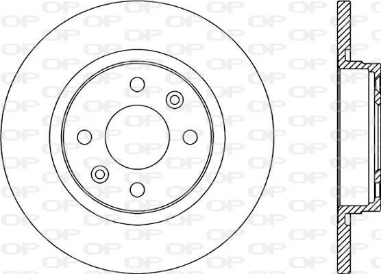 Open Parts BDA2322.10 - Bremžu diski adetalas.lv