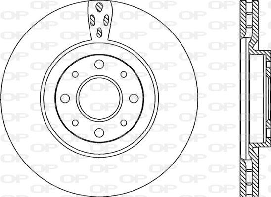 Open Parts BDA2217.20 - Bremžu diski adetalas.lv