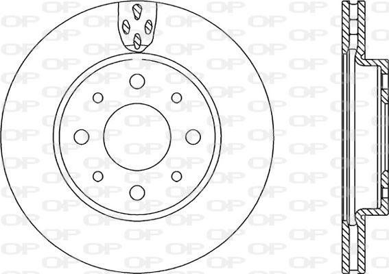 Open Parts BDA2234.20 - Bremžu diski adetalas.lv