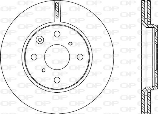 Open Parts BDA2228.20 - Bremžu diski adetalas.lv