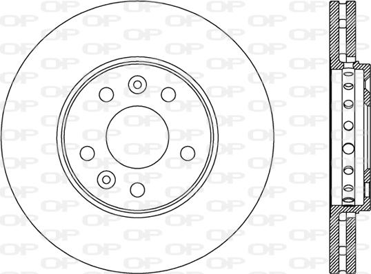 Open Parts BDA2798.20 - Bremžu diski adetalas.lv