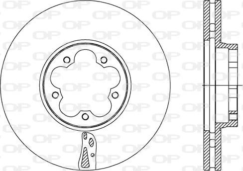 Open Parts BDA2733.20 - Bremžu diski adetalas.lv