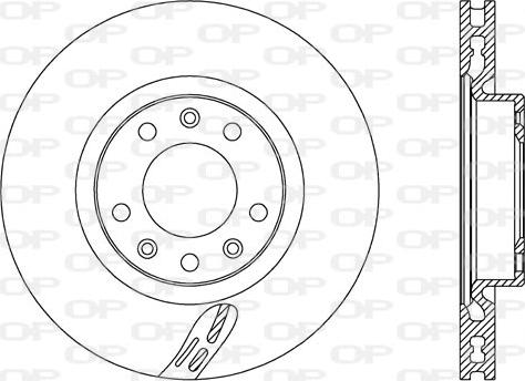 Open Parts BDA2725.20 - Bremžu diski adetalas.lv