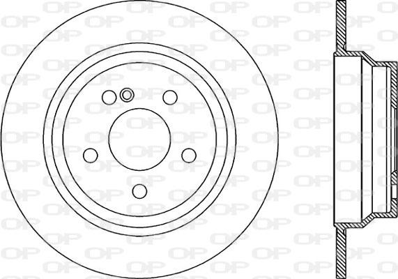 Open Parts BDR1995.10 - Bremžu diski adetalas.lv