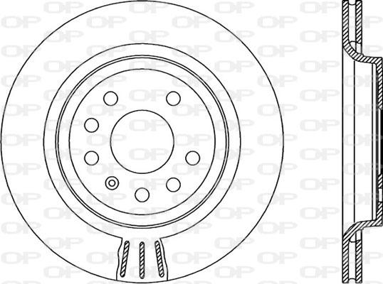 Open Parts BDR1992.20 - Bremžu diski adetalas.lv