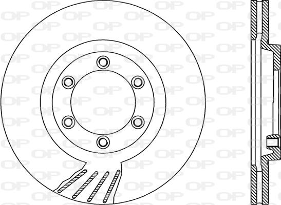 Open Parts BDR1913.20 - Bremžu diski adetalas.lv