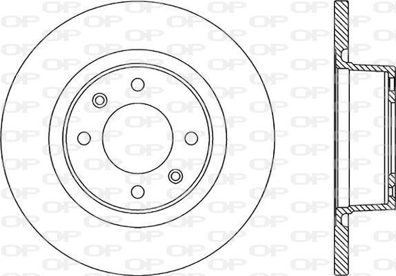 Open Parts BDR1931.10 - Bremžu diski adetalas.lv