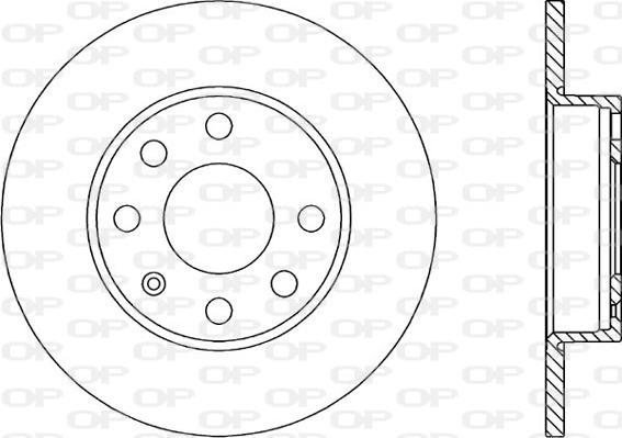 Open Parts BDR1402.10 - Bremžu diski adetalas.lv