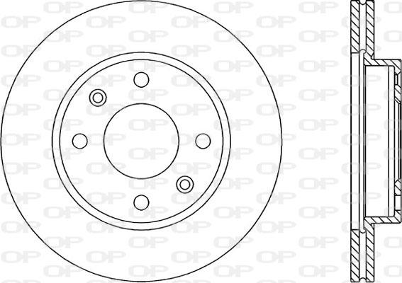 Open Parts BDR1430.20 - Bremžu diski adetalas.lv