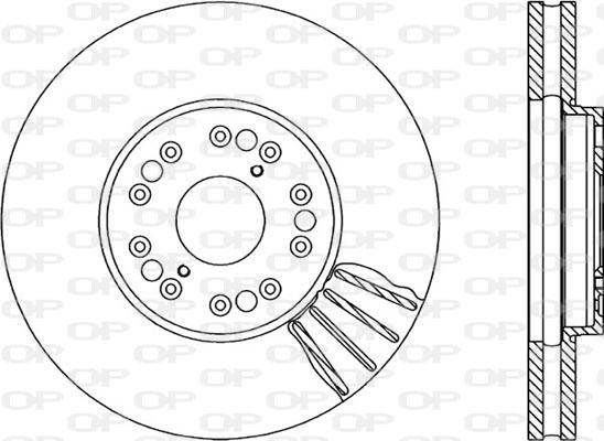 Open Parts BDR1562.20 - Bremžu diski adetalas.lv