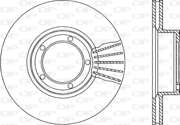 Open Parts BDR1664.20 - Bremžu diski adetalas.lv