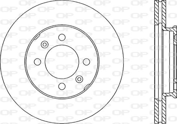 Open Parts BDR1051.20 - Bremžu diski adetalas.lv