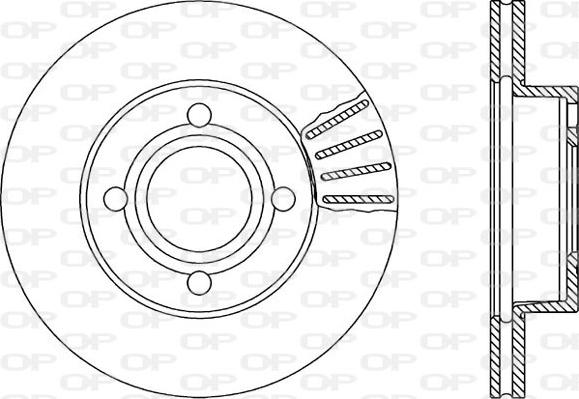 Open Parts BDR1032.20 - Bremžu diski adetalas.lv