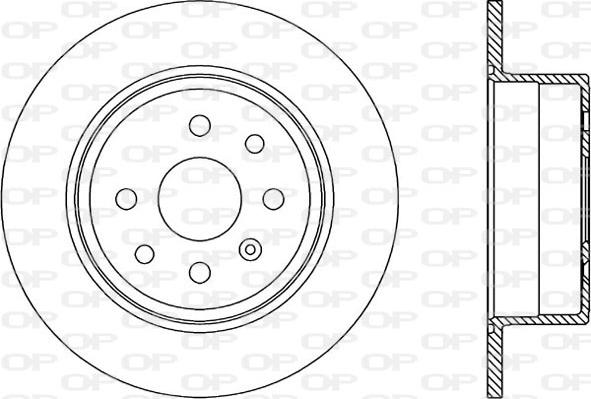 Open Parts BDR1804.10 - Bremžu diski adetalas.lv