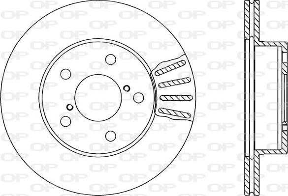 Open Parts BDR1818.20 - Bremžu diski adetalas.lv