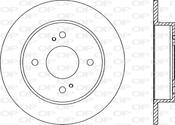 Open Parts BDR1392.10 - Bremžu diski adetalas.lv