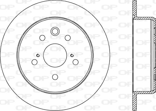 Open Parts BDR2460.10 - Bremžu diski adetalas.lv