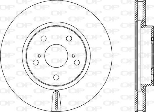 Open Parts BDR2462.20 - Bremžu diski adetalas.lv