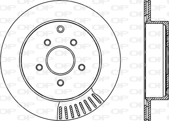 Open Parts BDR2402.20 - Bremžu diski adetalas.lv