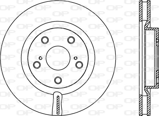 Open Parts BDR2424.20 - Bremžu diski adetalas.lv