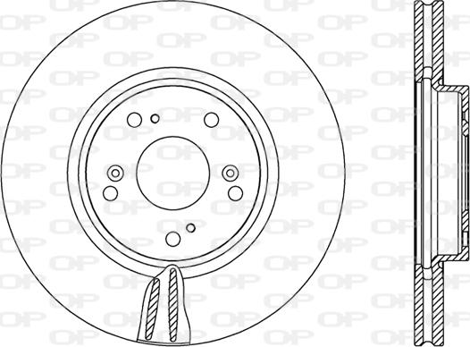 Open Parts BDR2474.20 - Bremžu diski adetalas.lv