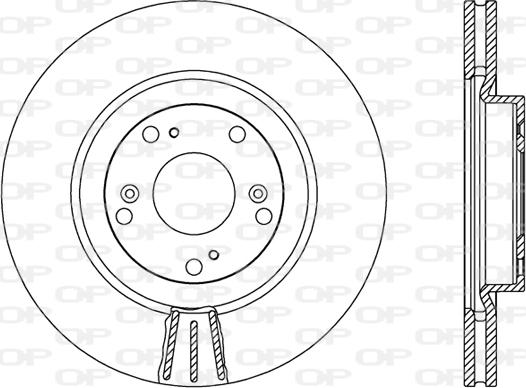 Open Parts BDR2473.20 - Bremžu diski adetalas.lv