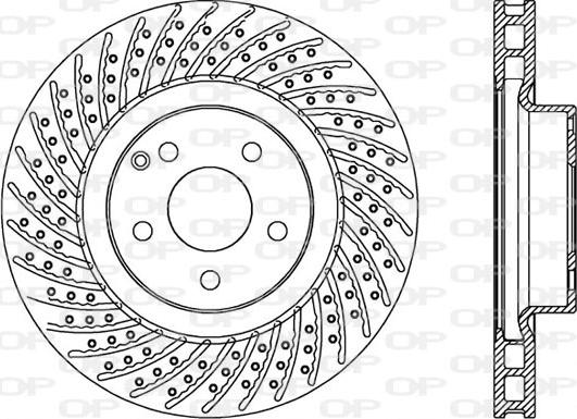 Open Parts BDR2540.25 - Bremžu diski adetalas.lv