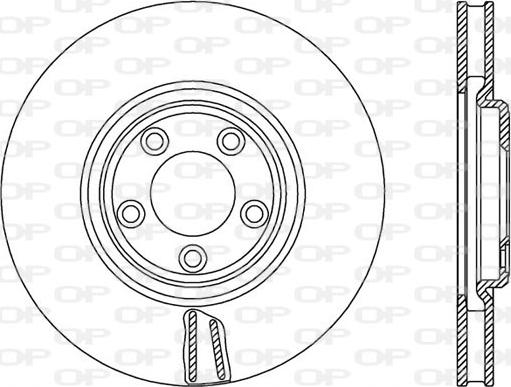 Open Parts BDR2579.20 - Bremžu diski adetalas.lv