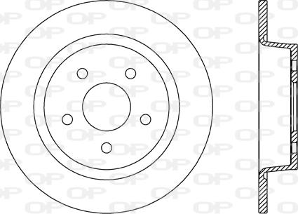 Open Parts BDR2635.10 - Bremžu diski adetalas.lv