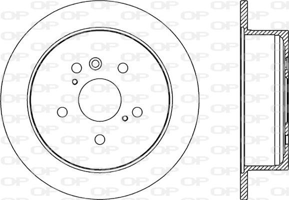 Open Parts BDR2049.10 - Bremžu diski adetalas.lv